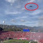 B-2 Stealth Bomber Flies Over Pasadena Rose Bowl Parade on New Year’s Day and then Later Over the Rose Bowl Game (VIDEO)