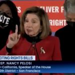 Pelosi at MLK Day Event: George Washington and Thomas Jefferson Have “Tears in Their Eyes” That the Filibuster is in the Way of Federalizing Elections (VIDEO)